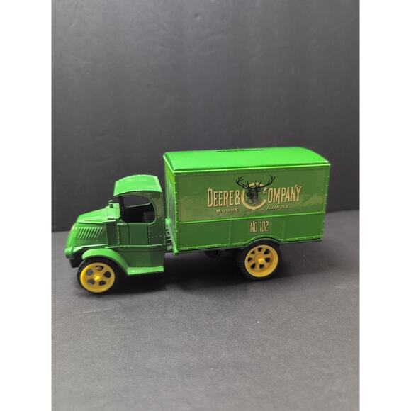 Ertl 1926 Mack Truck Van Coin Bank Die-Cast Metal John Deere - Picture 1 of 9
